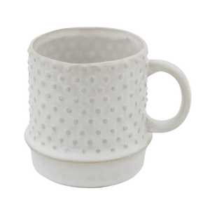 White Dotted Coffee Mug