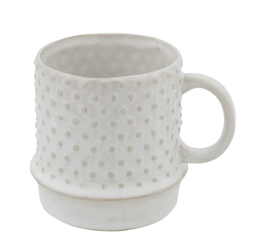 White Dotted Coffee Mug