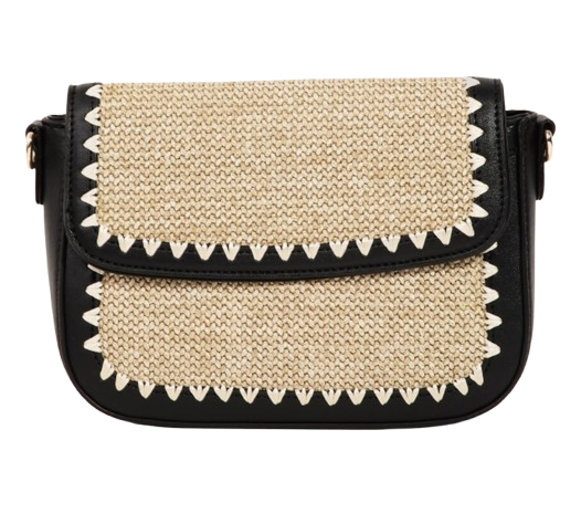 Megan Braided Leather Crossbody Bag