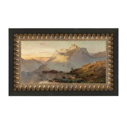 12x7 Peaks of Highlands Framed Art