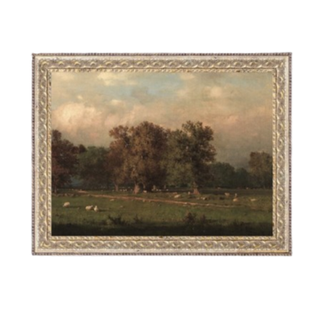 16x22 Sheep Farm Framed Art