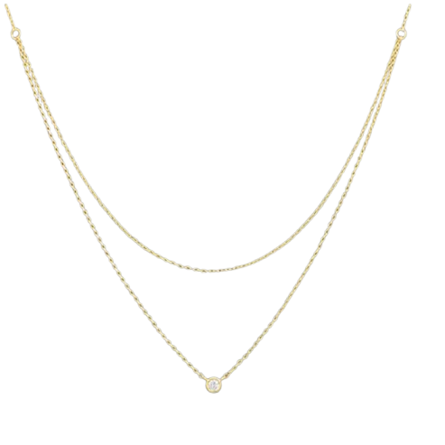 Finnley Round Pendant Necklace