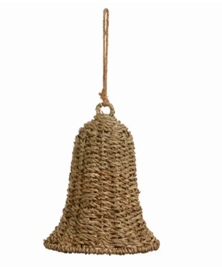 Cypress Woven Bell Ornament