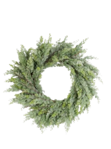 Bristol Powdered Cedar Wreath