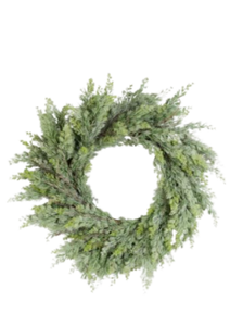 Bristol Powdered Cedar Wreath