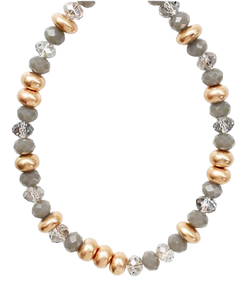 Opal Chunky Beaded Necklace