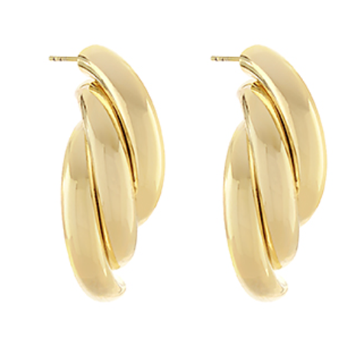 Liz Layered Open Hoops