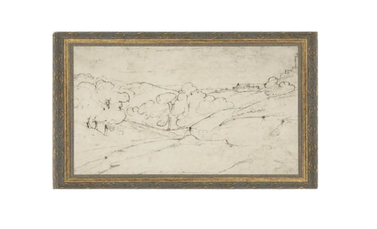 12x7 Rolling Hills Framed Art