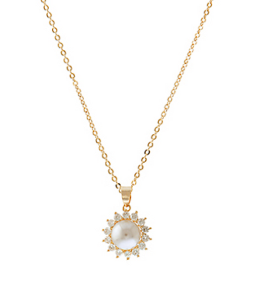 Sundrop Pearl Flower Necklace