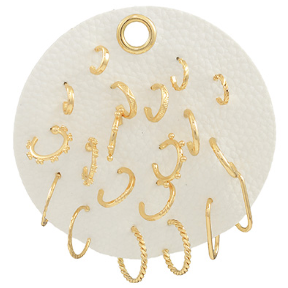Classic Gold Hoop Set