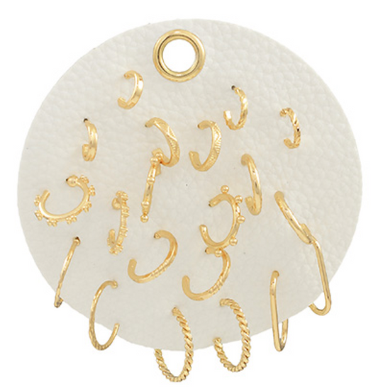 Classic Gold Hoop Set