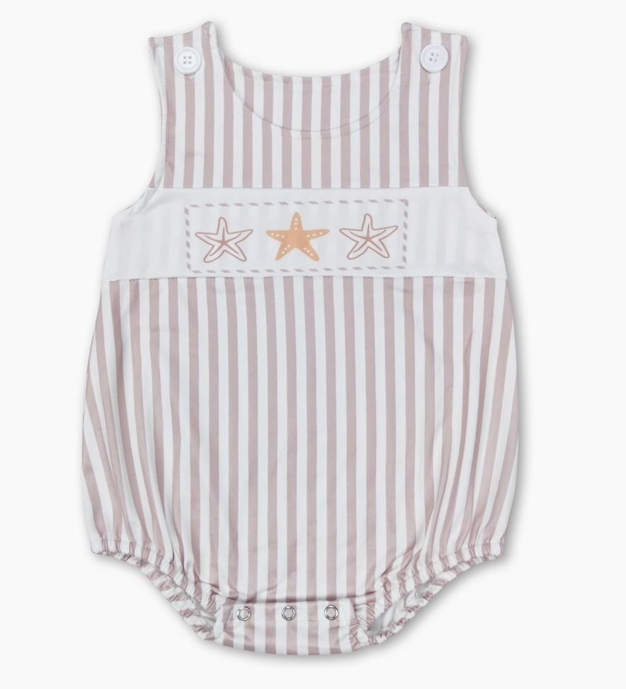 Starfish Summer Sleeveless Boys Romper