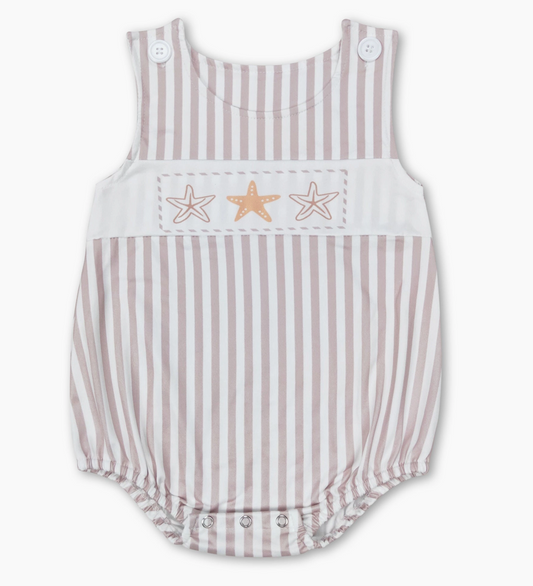 Starfish Summer Sleeveless Boys Romper