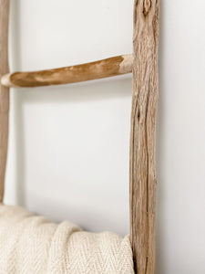 White Wood Ladder (Local Delivery Only) - Leyland Blue