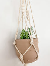 Load image into Gallery viewer, Hanging Macrame &amp; Clay Pot
