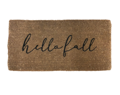 "Hello Fall" Doormat