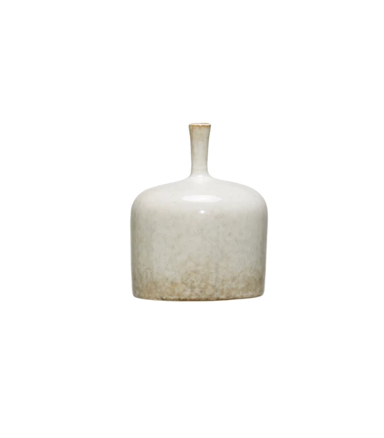 White Stone Vase