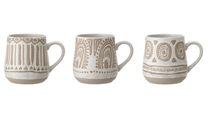 Beige & Tan Coffee Mugs