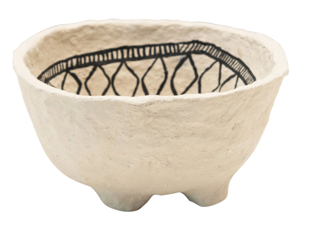 Small Paper Mache Bowl