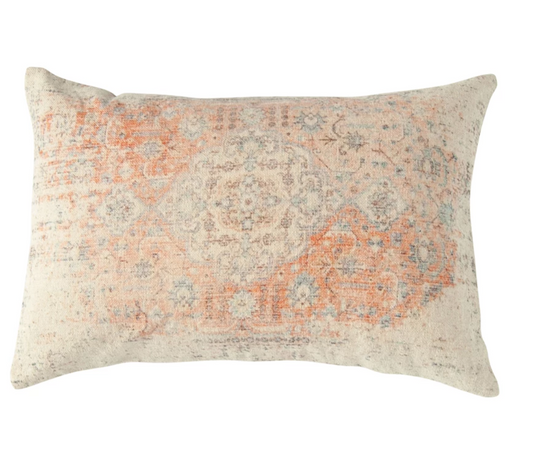 Peach & Cream Lumbar Pillow