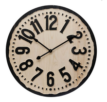 Load image into Gallery viewer, Wood Wall Clock
