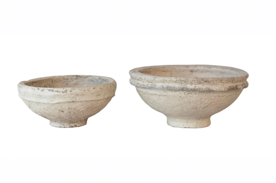 Lexa Paper Mache Bowl