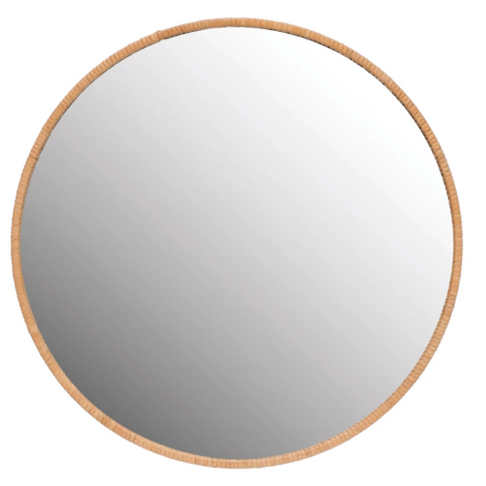 Rev Round Rattan Mirror (In Store Pickup Only)