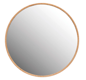 Rev Round Rattan Mirror (In Store Pickup Only)