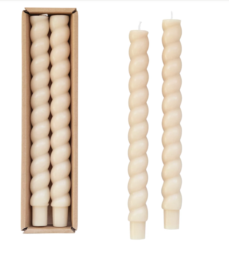 Twisted Candle Sticks- Set of 2