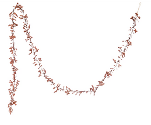 Faux Berry Garland- Rust
