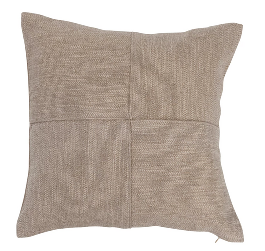 Mela Tan Throw Pillow