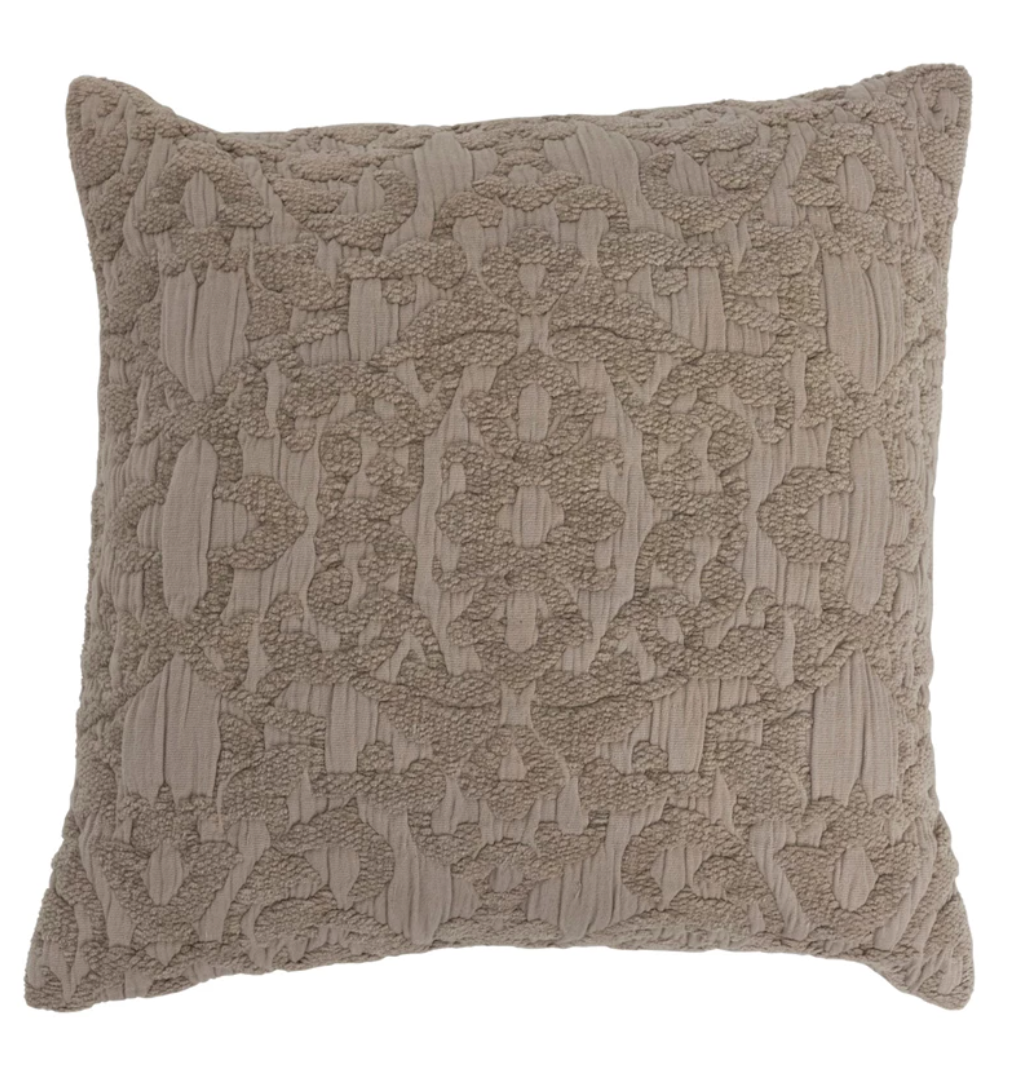 Chey Taupe Pillow