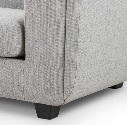 Shiloh Sofa- Silver (In Store Pickup Only)