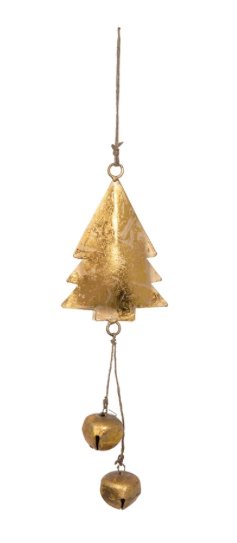 Distressed Gold Ornament