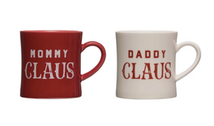 Mommy/Daddy Claus Coffee Cups