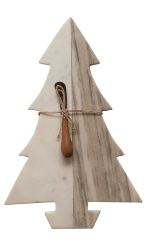 Tree Marble Cheese Board