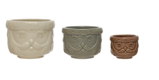 Decorative Santa Containers