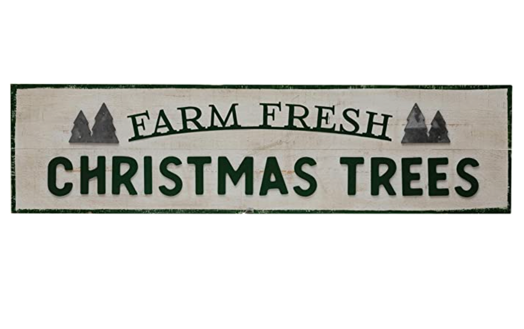 Fresh Christmas Tree Sign