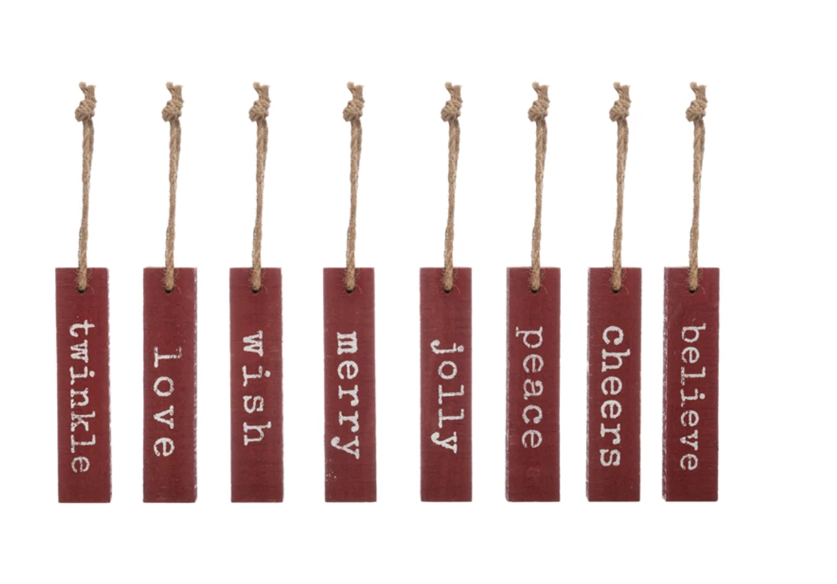 Hanging Wood Ornaments