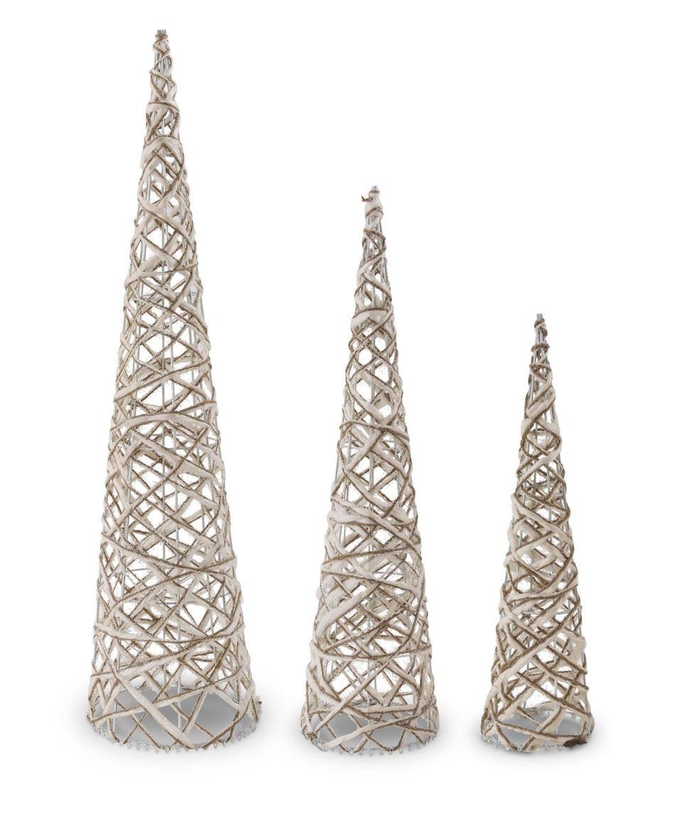 Tan & Cream Cone Trees