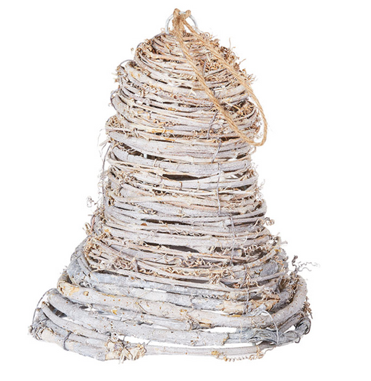Twig Wrapped Bell Ornament