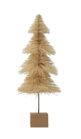 Cream Bottle Brush Trees