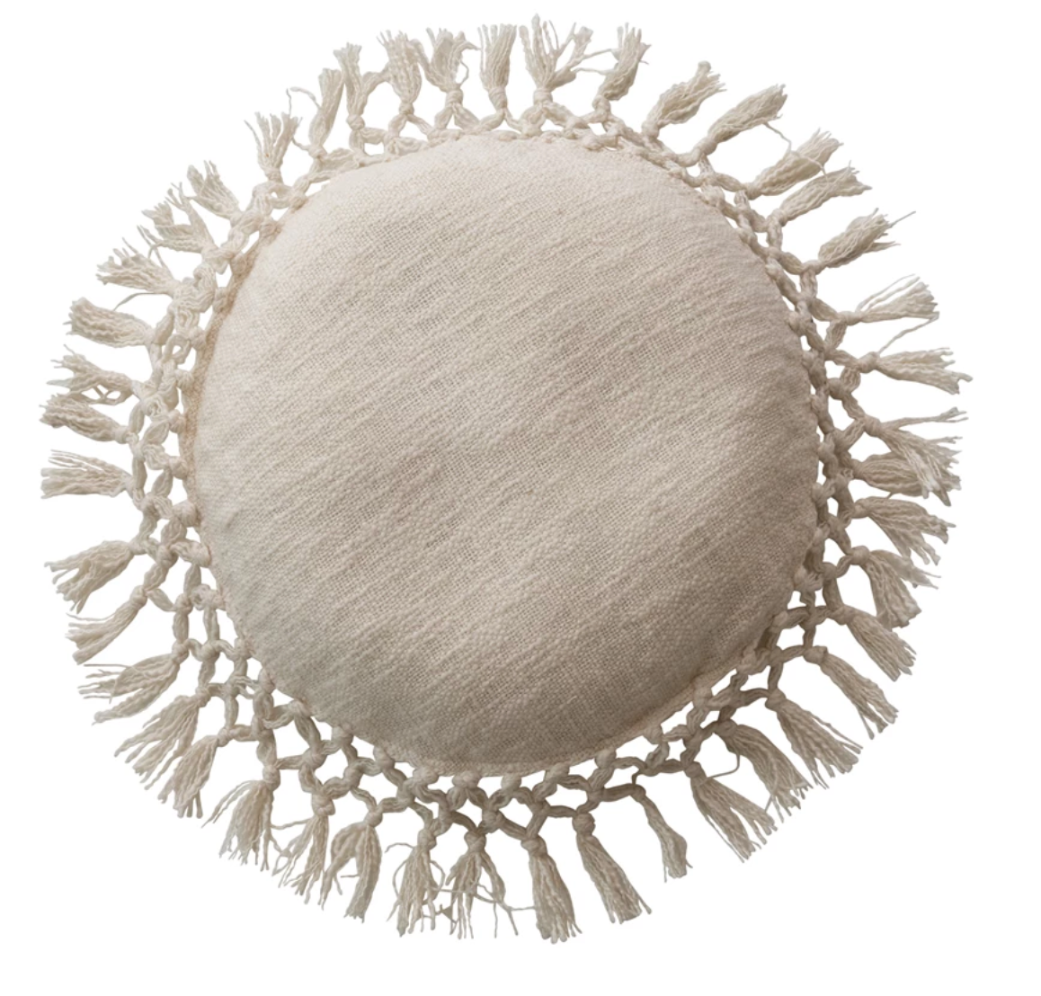 Round Throw Pillow