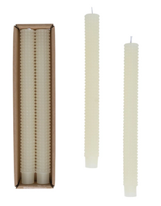 Hobnail Candles Sticks- Set of 2
