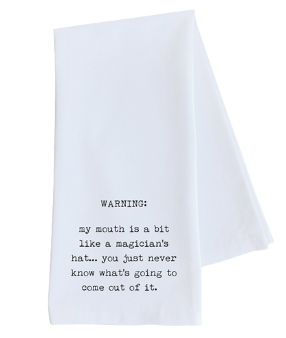 "Magicians Hat" Tea Towel