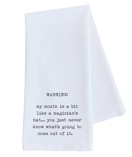 "Magicians Hat" Tea Towel