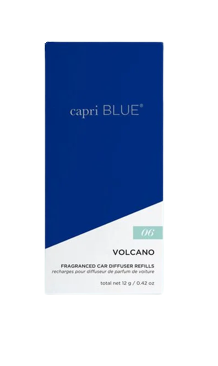 Capri Blue Car Clip Refills- Volcano