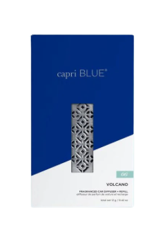 Capri Blue Car Clip- Volcano
