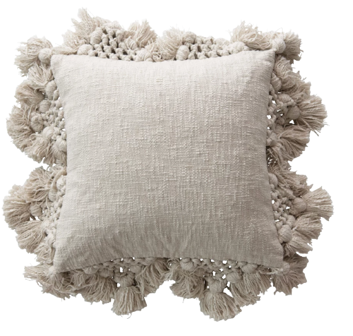 Crochet Edge Pillow