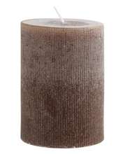 Load image into Gallery viewer, Powder Brown Pillar Candle
